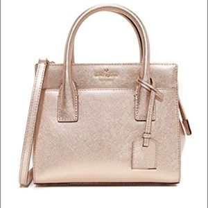 Rosegold Candace Kate Spade crossbody bag + wallet